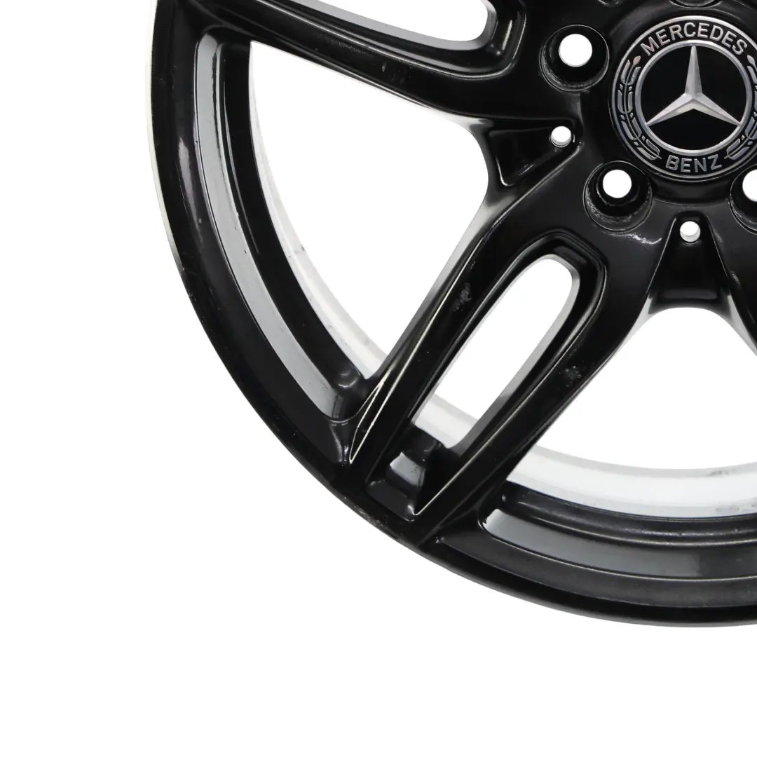 Alloy Wheel Rim 18" ET:52 7,5J Double Spoke to Mercedes W176 AMG Black with Part number A1764010700 Mercedes W176 AMG Black Alloy Wheel Rim 18" ET:52 7,5J Double Spoke - SKU A1764010700-6 - Part number A1764010700