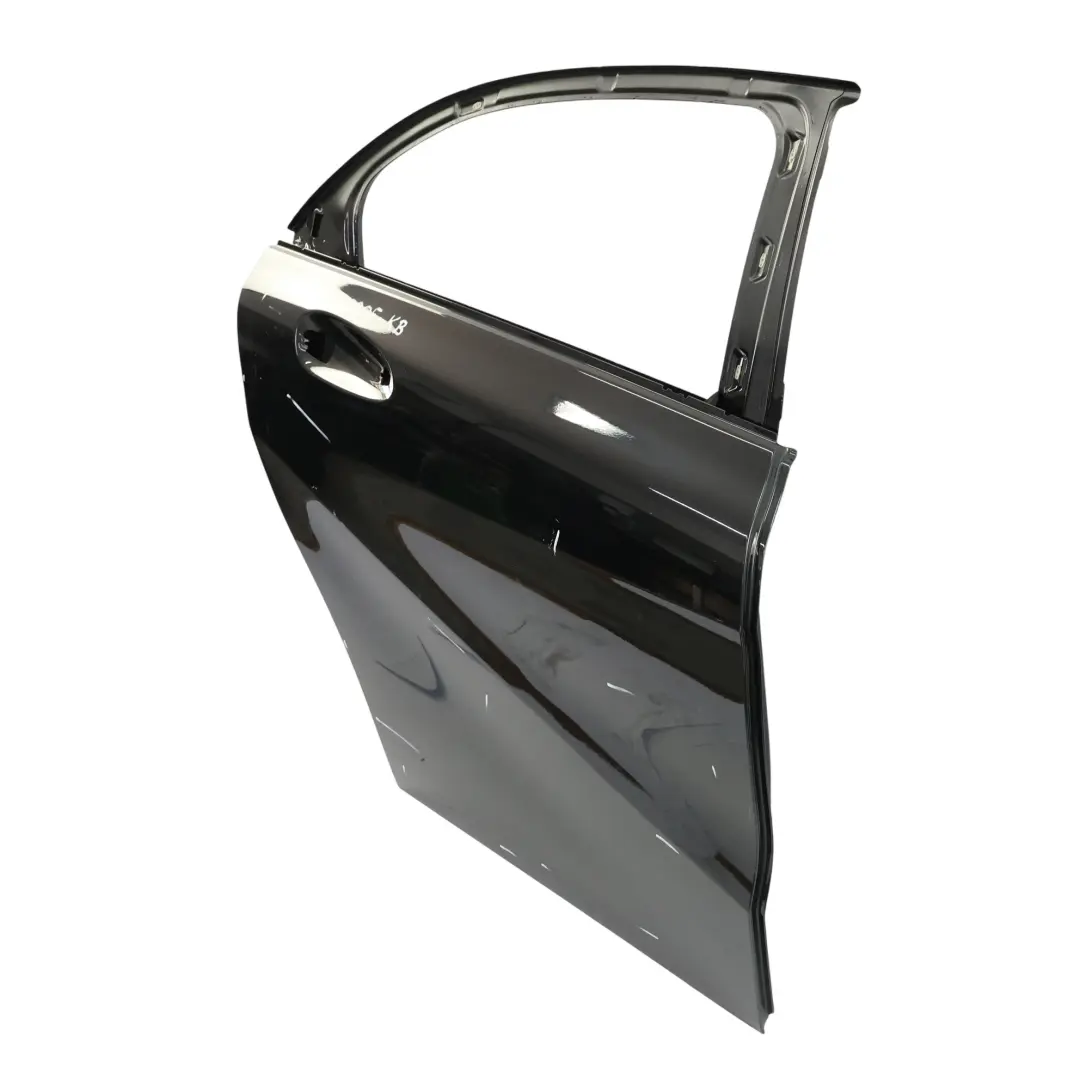 Mercedes W176 Tür hinten rechts Kosmos Cosmic Schwarz Metallic - 191 - SKU A1767300205-KB - Teilenummer A1767300205