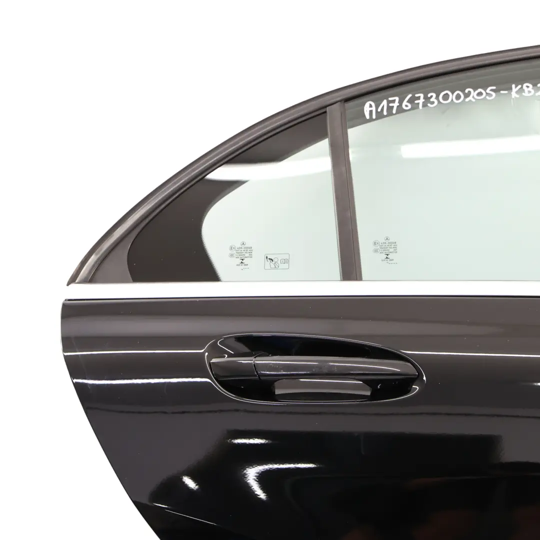 Mercedes W176 Porta Posteriore Destra Kosmos Cosmic Black Metallic - 191 - SKU A1767300205-KB2 - Numero di parte A1767300205