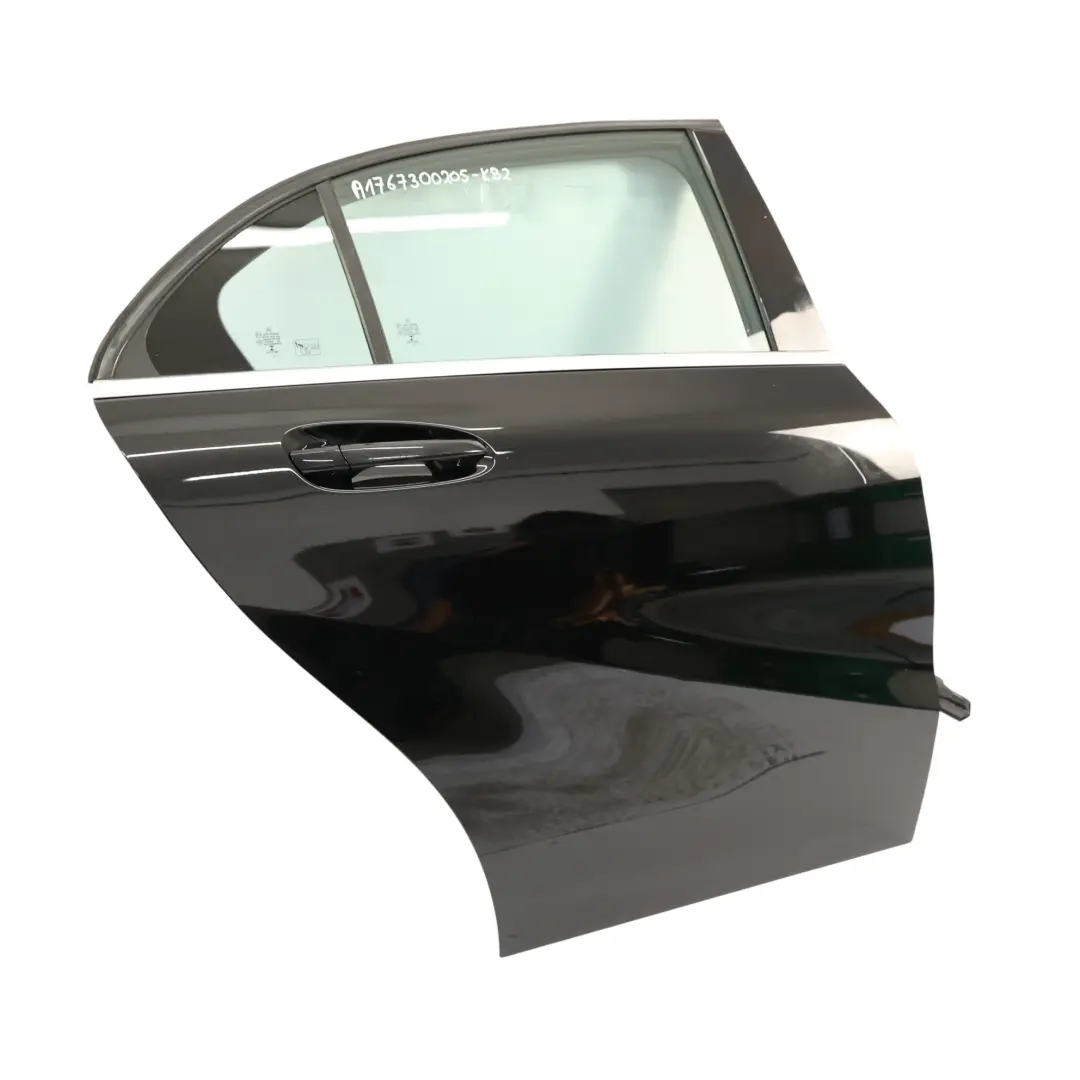 Mercedes W176 Porta Posteriore Destra Kosmos Cosmic Black Metallic - 191 - SKU A1767300205-KB2 - Numero di parte A1767300205