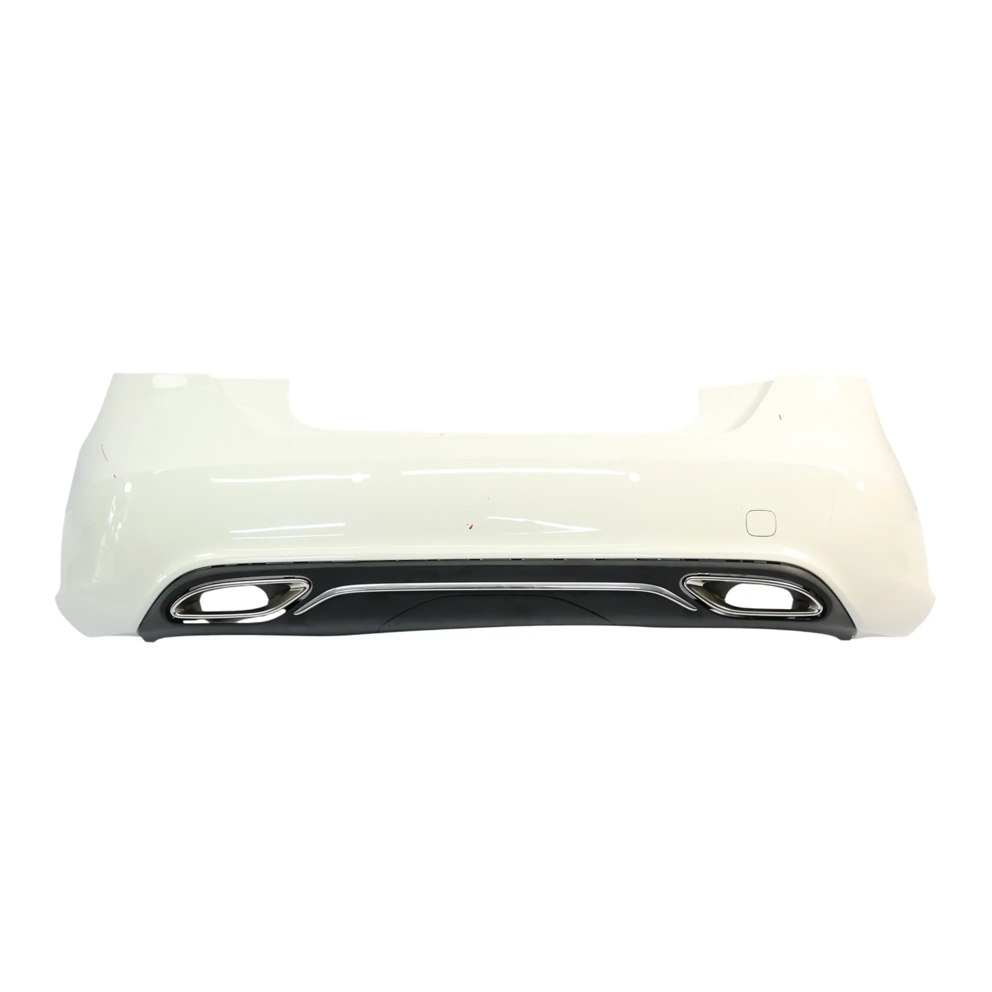Mercedes W176 Bumper Rear Trim Panel Covering Calcite White - 650