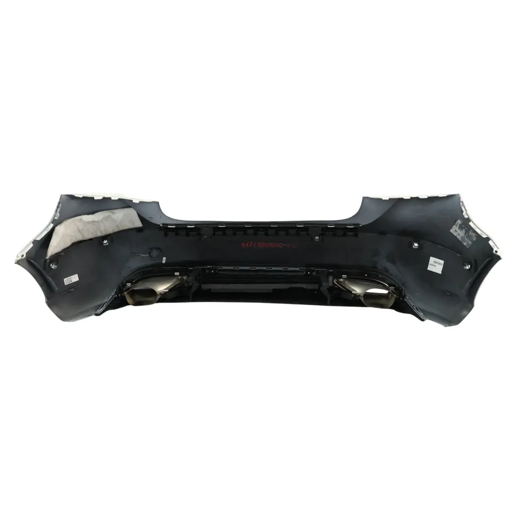 Mercedes W176 Bumper Rear Trim Panel Covering Calcite White - 650 - SKU A1768807040-CW - Part number A1768807040