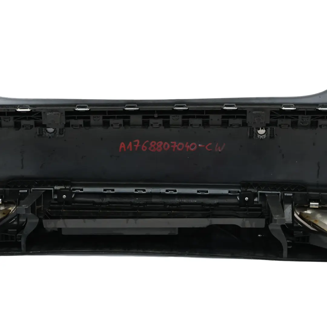 Mercedes W176 Bumper Rear Trim Panel Covering Calcite White - 650 - SKU A1768807040-CW - Part number A1768807040
