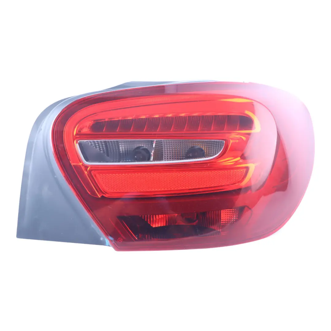Right O/S Tail Light Lamp Side Panel to Mercedes W176 Rear with Part number A1769064900 Mercedes W176 Rear Right O/S Tail Light Lamp Side Panel - SKU A1769064900-2 - Part number A1769064900