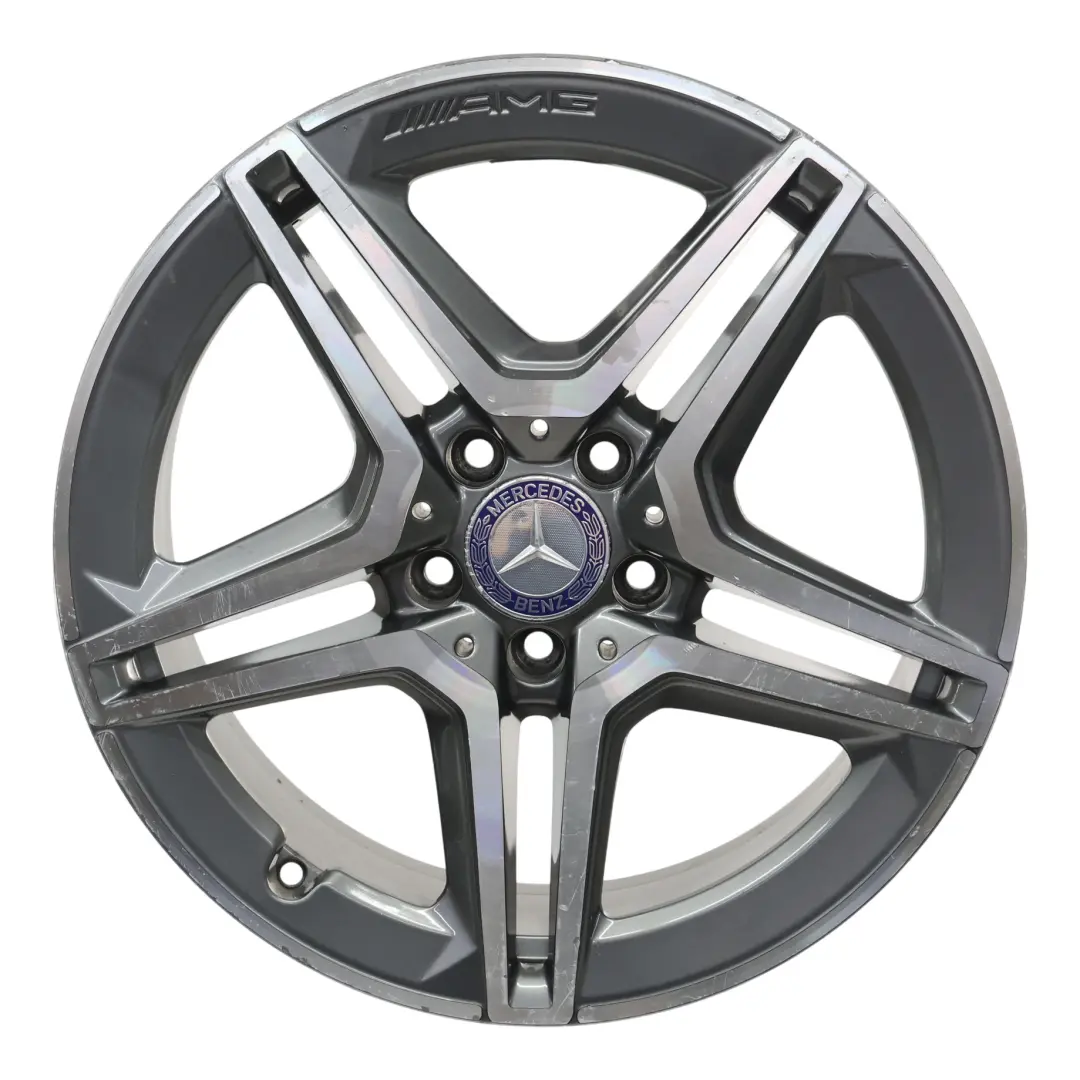 Alloy Wheel Rim 5 Double Spoke 18" 7,5J ET:49 to Mercedes W177 V177 AMG with Part number A1774011500 Mercedes W177 V177 AMG Alloy Wheel Rim 5 Double Spoke 18" 7,5J ET:49 - SKU A1774011500-6 - Part number A1774011500