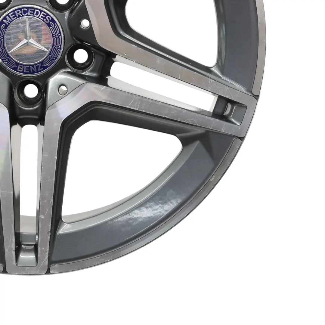 Alloy Wheel Rim 5 Double Spoke 18" 7,5J ET:49 to Mercedes W177 V177 AMG with Part number A1774011500 Mercedes W177 V177 AMG Alloy Wheel Rim 5 Double Spoke 18" 7,5J ET:49 - SKU A1774011500-6 - Part number A1774011500