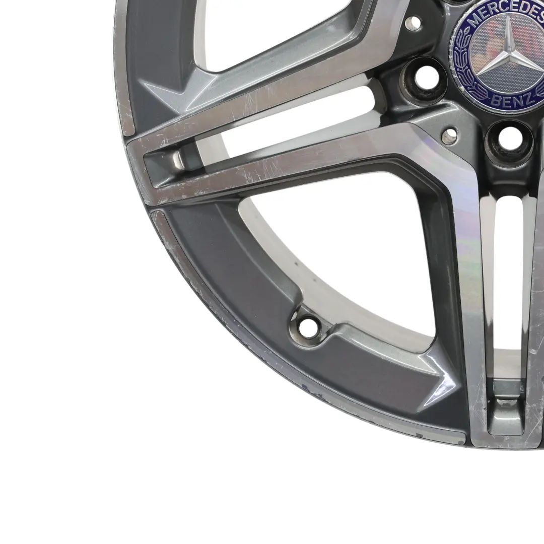 Alloy Wheel Rim 5 Double Spoke 18" 7,5J ET:49 to Mercedes W177 V177 AMG with Part number A1774011500 Mercedes W177 V177 AMG Alloy Wheel Rim 5 Double Spoke 18" 7,5J ET:49 - SKU A1774011500-6 - Part number A1774011500