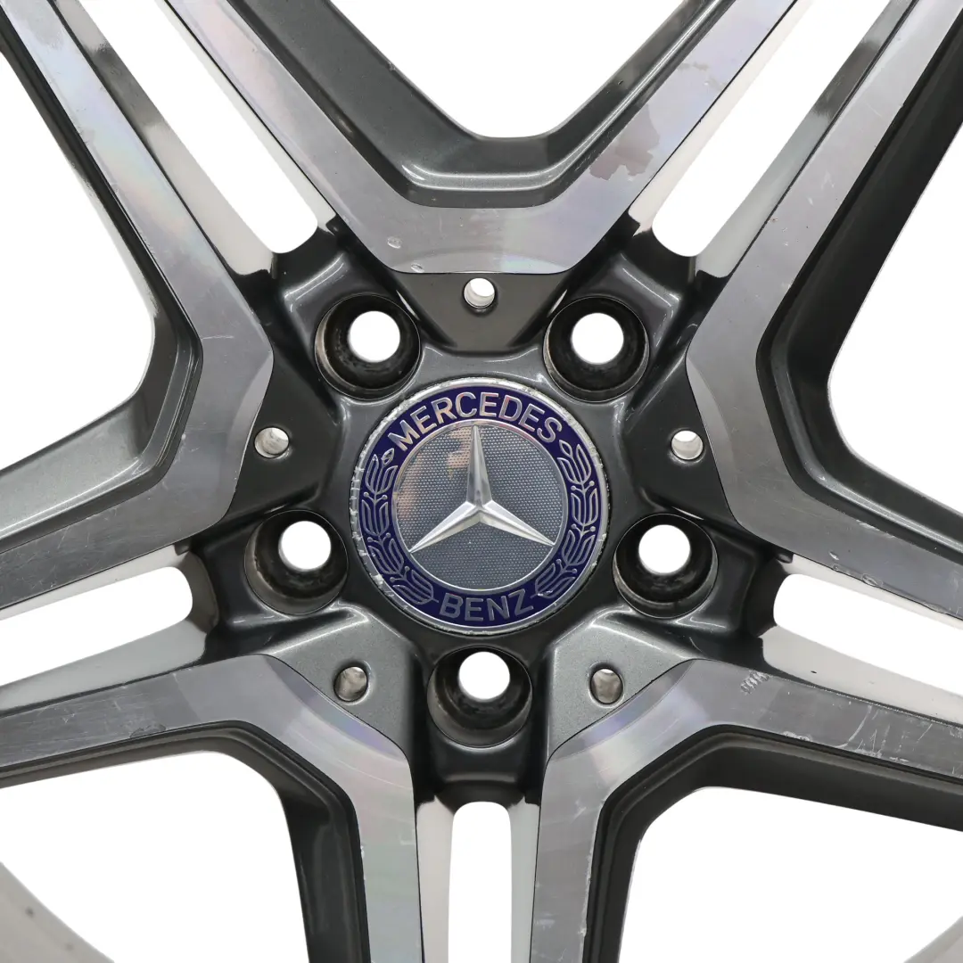 Alloy Wheel Rim 5 Double Spoke 18" 7,5J ET:49 to Mercedes W177 V177 AMG with Part number A1774011500 Mercedes W177 V177 AMG Alloy Wheel Rim 5 Double Spoke 18" 7,5J ET:49 - SKU A1774011500-6 - Part number A1774011500