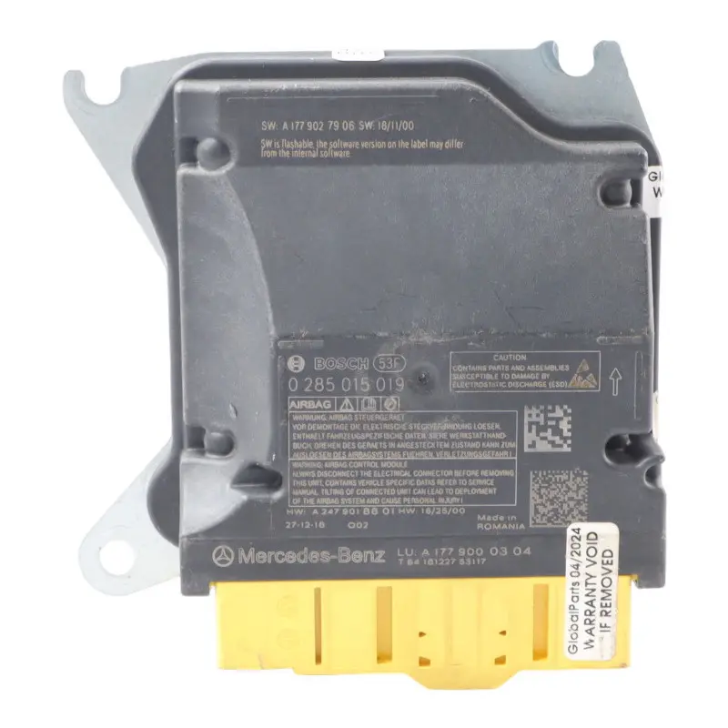 Mercedes W177 Air Module System Control Unit Module Controller ECU A1779027906