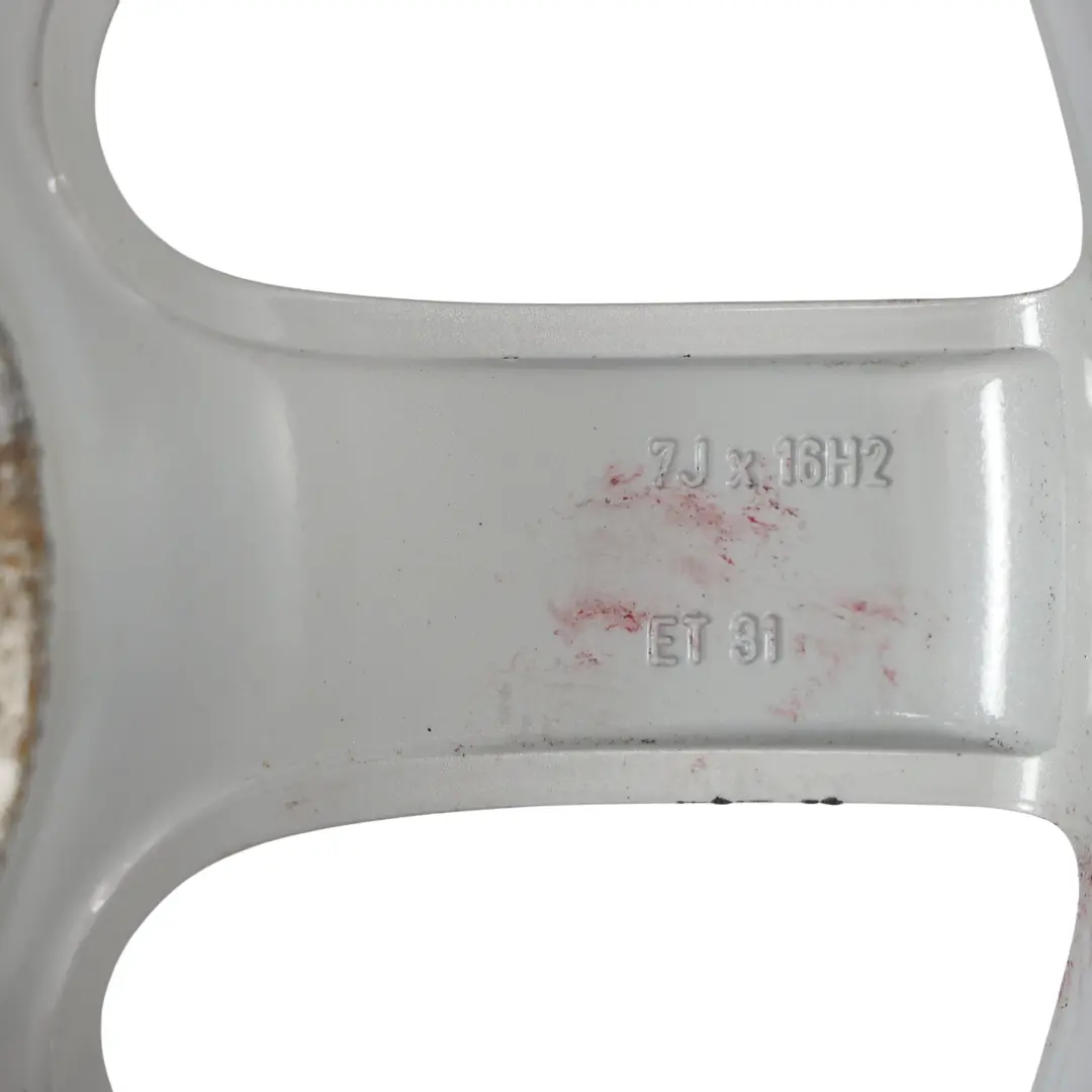 Mercedes W203 Jante En Alliage À 7 Branches Argent 16" ET:31 7J - SKU A2034013002-1 - Numéro de pièce A2034013002