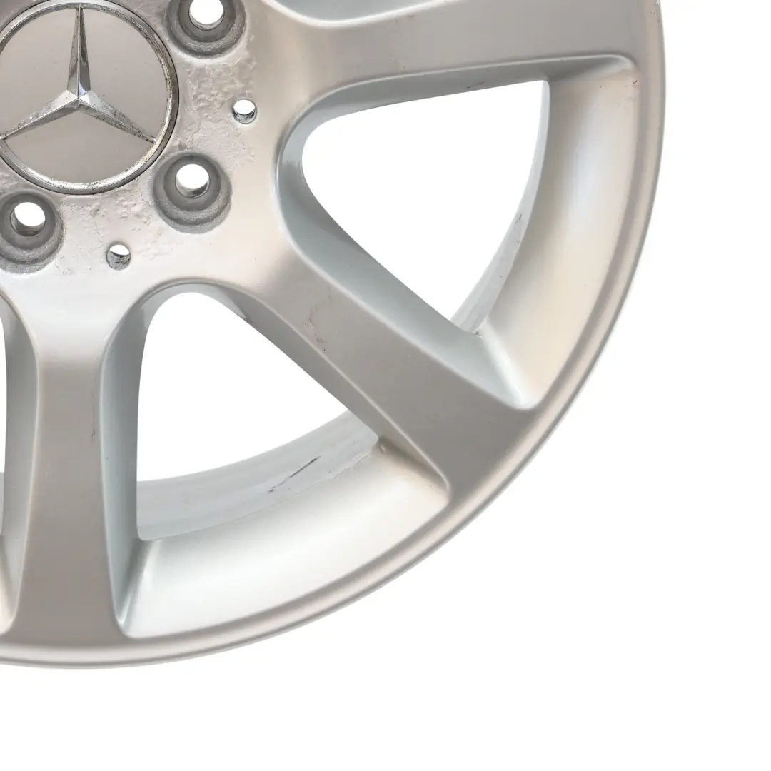 Rim Alloy 7 Spoke Silver 16" ET:31 7J to Mercedes W203 Wheel with Part number A2034013002 Mercedes W203 Wheel Rim Alloy 7 Spoke Silver 16" ET:31 7J - SKU A2034013002-1 - Part number A2034013002