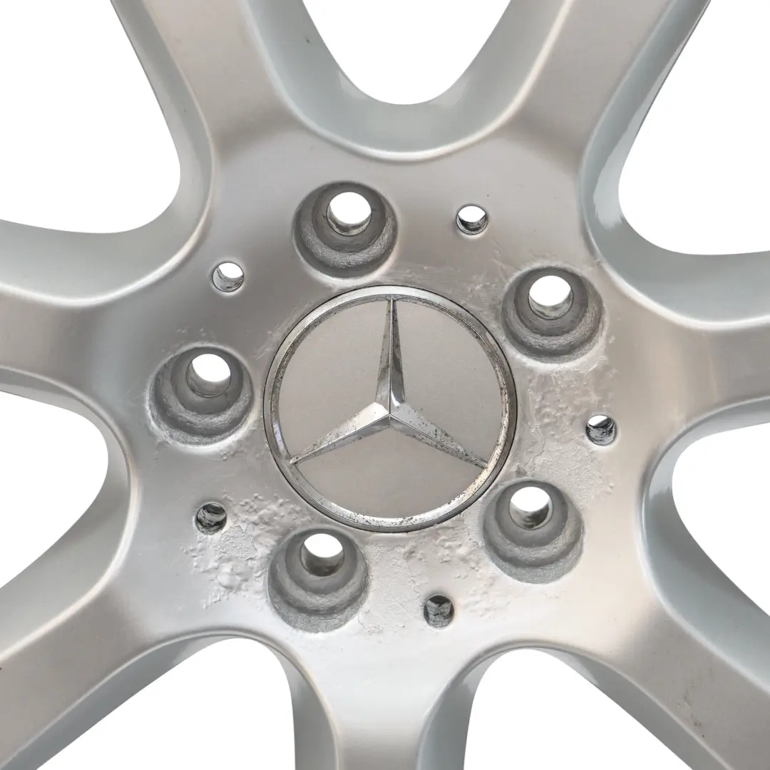 Mercedes W203 Wheel Rim Alloy 7 Spoke Silver 16" ET:31 7J - SKU A2034013002-1 - Part number A2034013002