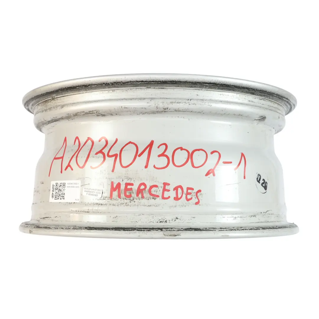Mercedes W203 Wheel Rim Alloy 7 Spoke Silver 16" ET:31 7J - SKU A2034013002-1 - Part number A2034013002