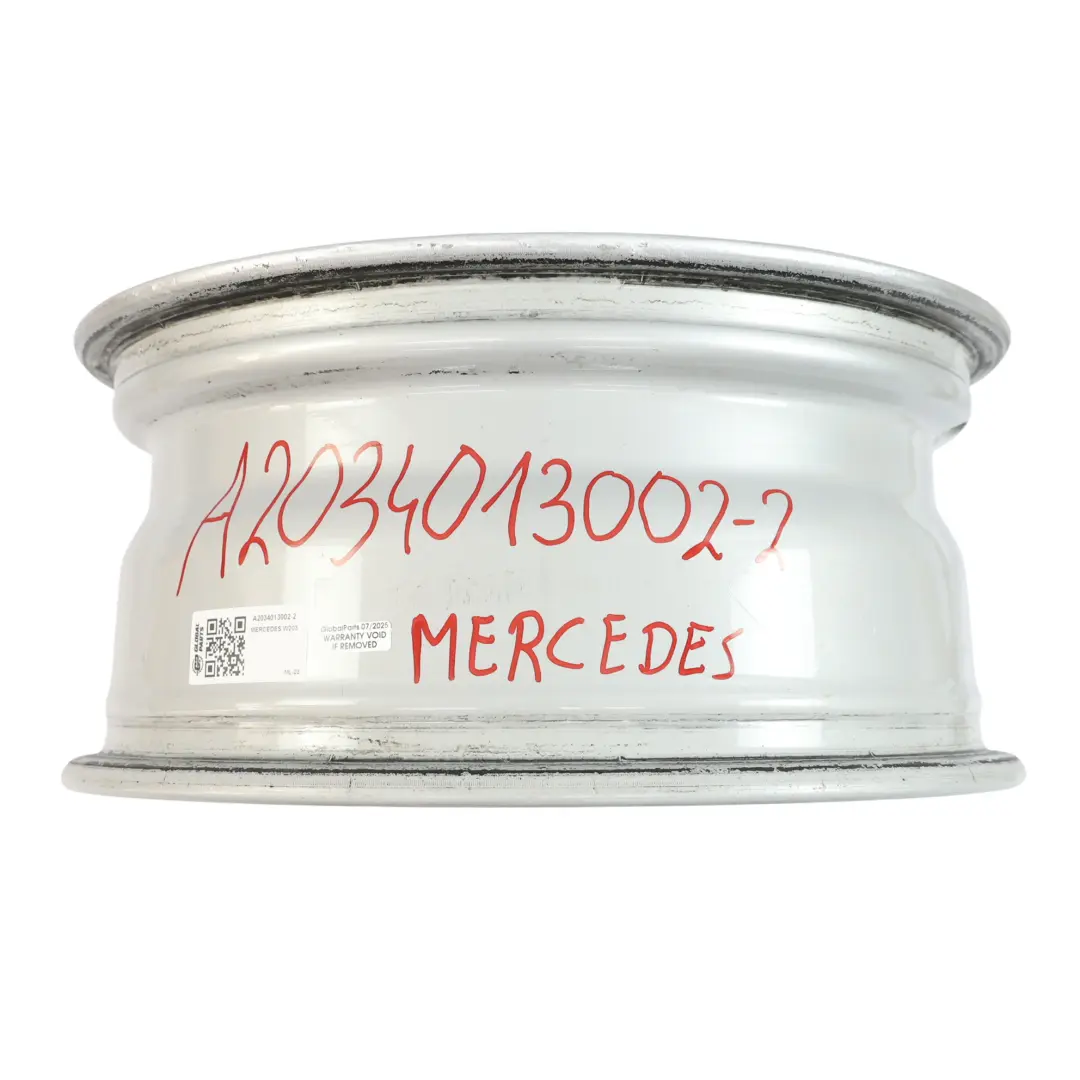 Cerchio In Lega 7 Razze Argento 16" ET:31 7J per Mercedes W203 con numero di parte A2034013002 Mercedes W203 Cerchio In Lega 7 Razze Argento 16" ET:31 7J - SKU A2034013002-2 - Numero di parte A2034013002