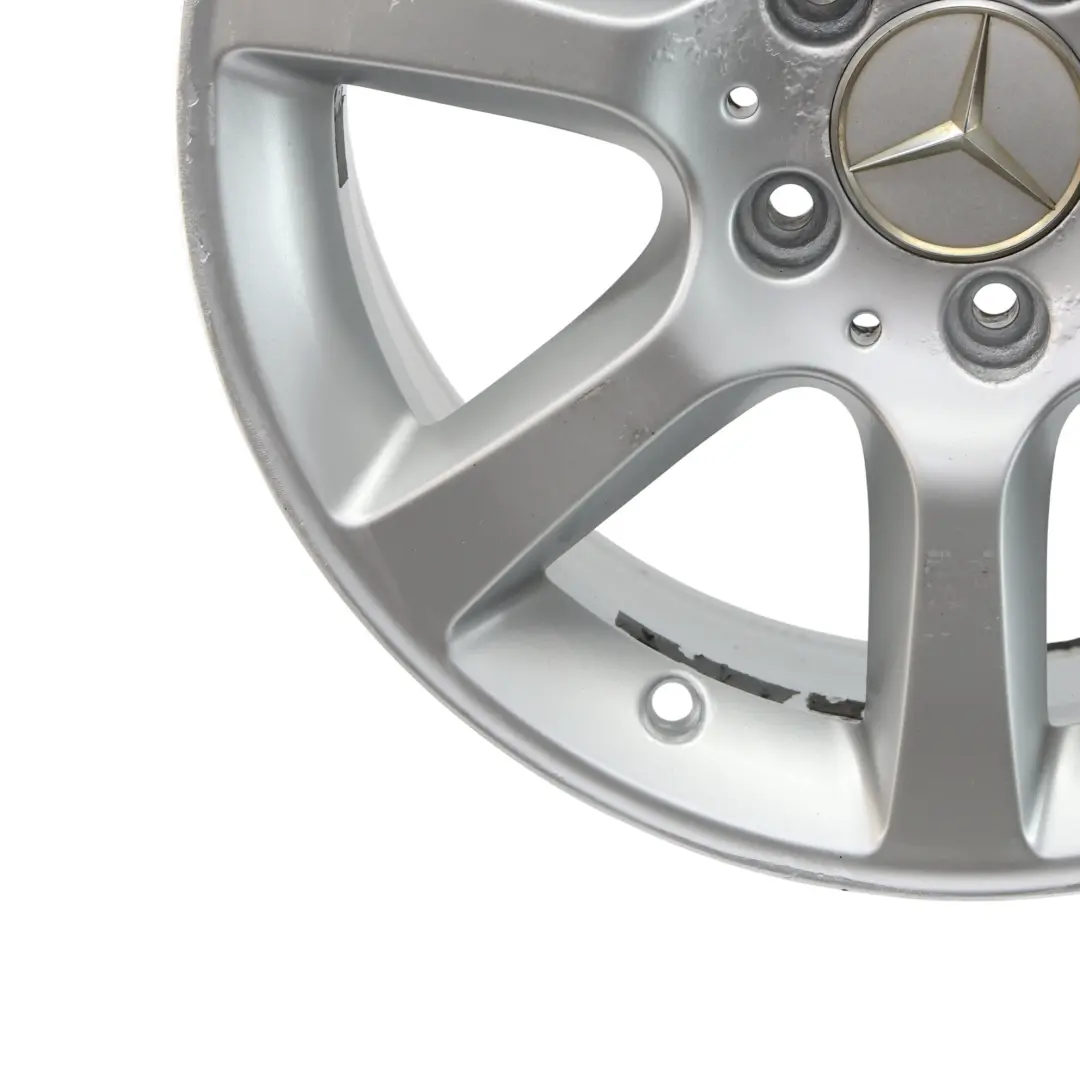 Cerchio In Lega 7 Razze Argento 16" ET:31 7J per Mercedes W203 con numero di parte A2034013002 Mercedes W203 Cerchio In Lega 7 Razze Argento 16" ET:31 7J - SKU A2034013002-2 - Numero di parte A2034013002