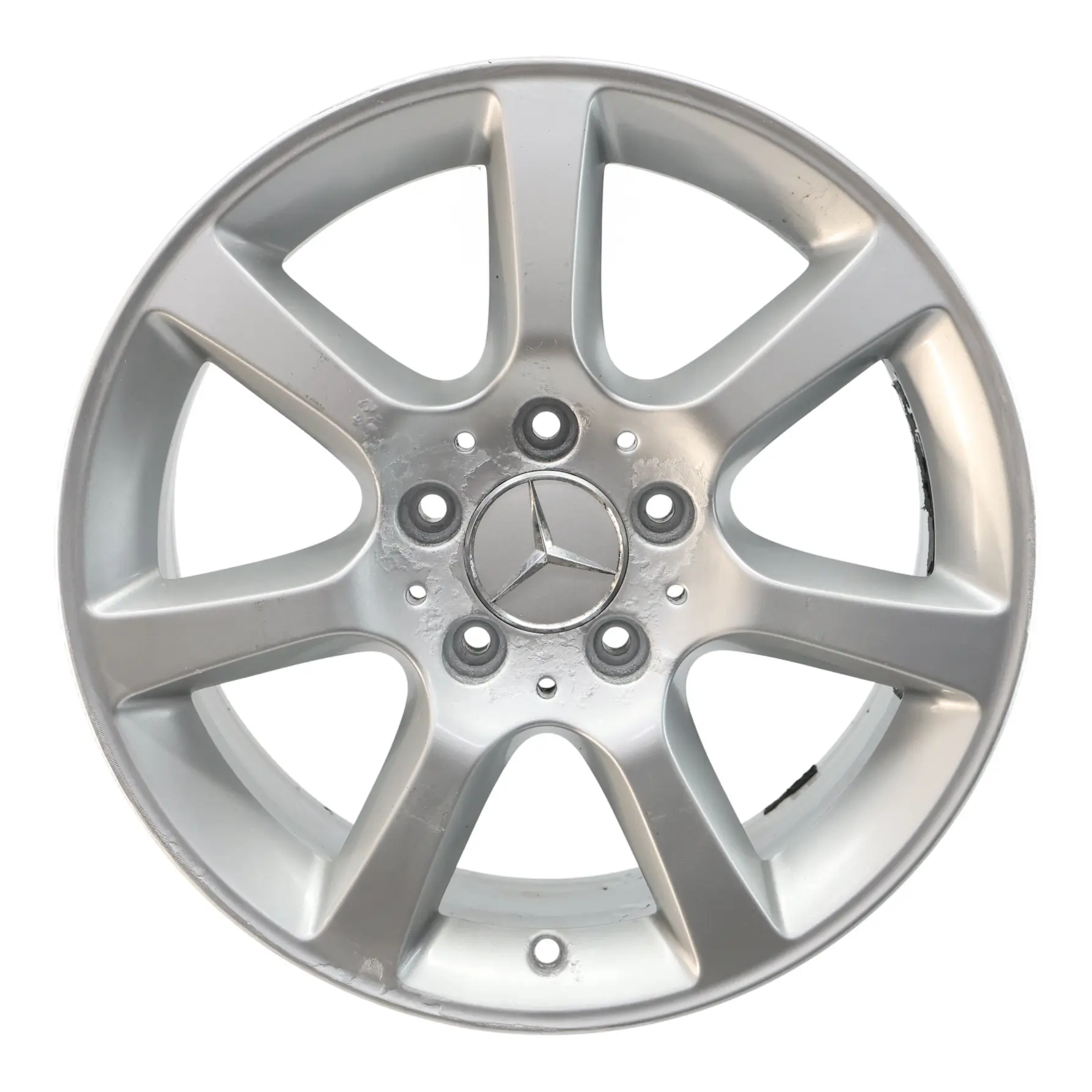 Mercedes W203 Wheel Rim Alloy 7 Spoke Silver 16" ET:31 7J A2034013002