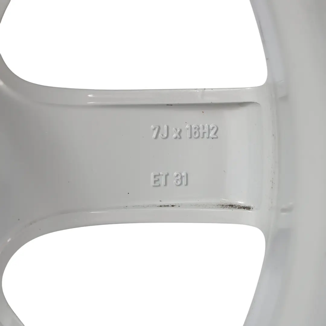 Rim Alloy 7 Spoke Silver 16" ET:31 7J to Mercedes W203 Wheel with Part number A2034013002 Mercedes W203 Wheel Rim Alloy 7 Spoke Silver 16" ET:31 7J - SKU A2034013002-3 - Part number A2034013002