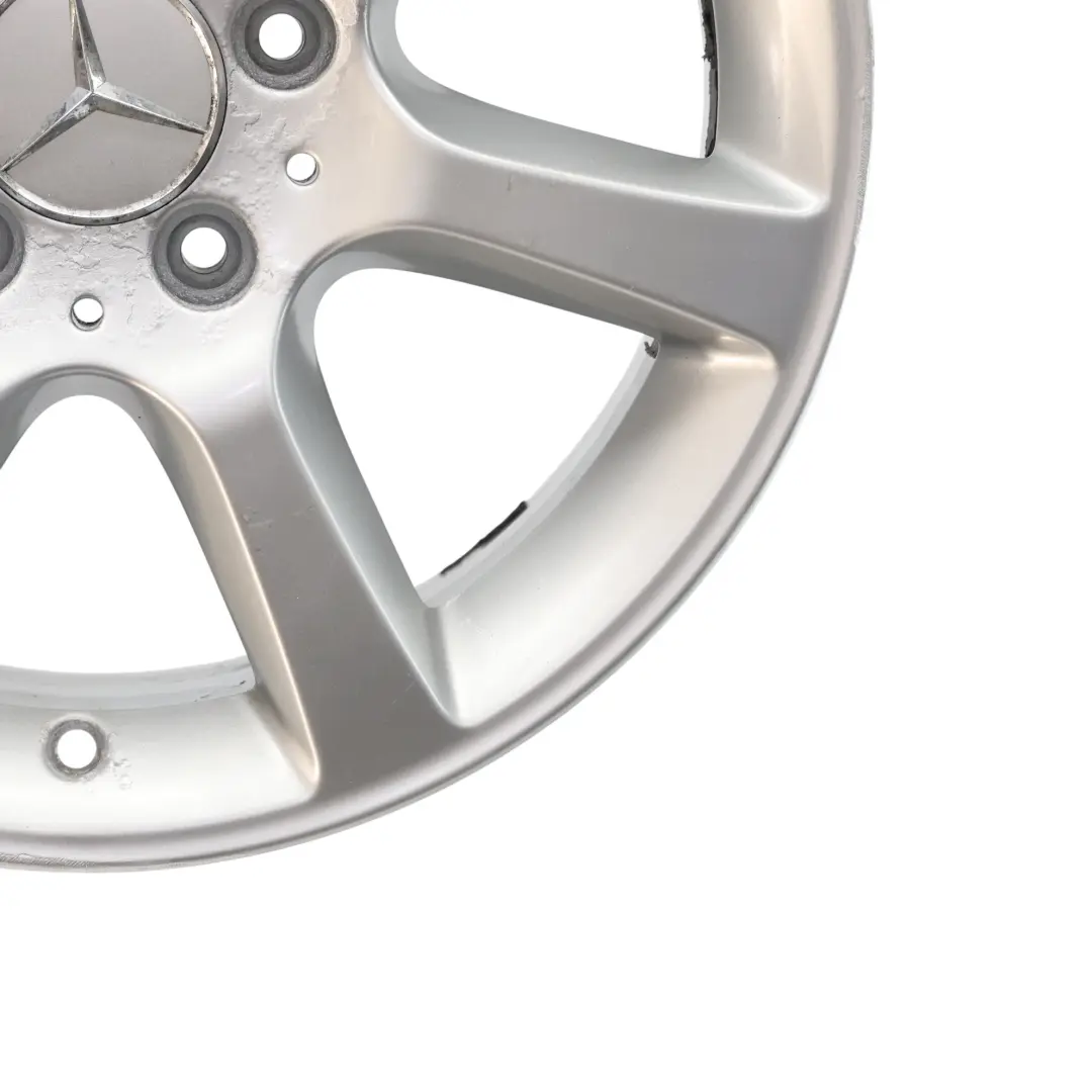 Rim Alloy 7 Spoke Silver 16" ET:31 7J to Mercedes W203 Wheel with Part number A2034013002 Mercedes W203 Wheel Rim Alloy 7 Spoke Silver 16" ET:31 7J - SKU A2034013002-3 - Part number A2034013002