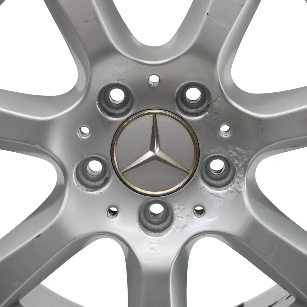 Mercedes W203 Wheel Rim Alloy 7 Spoke Silver 16" ET:31 7J - SKU A2034013002-4 - Part number A2034013002