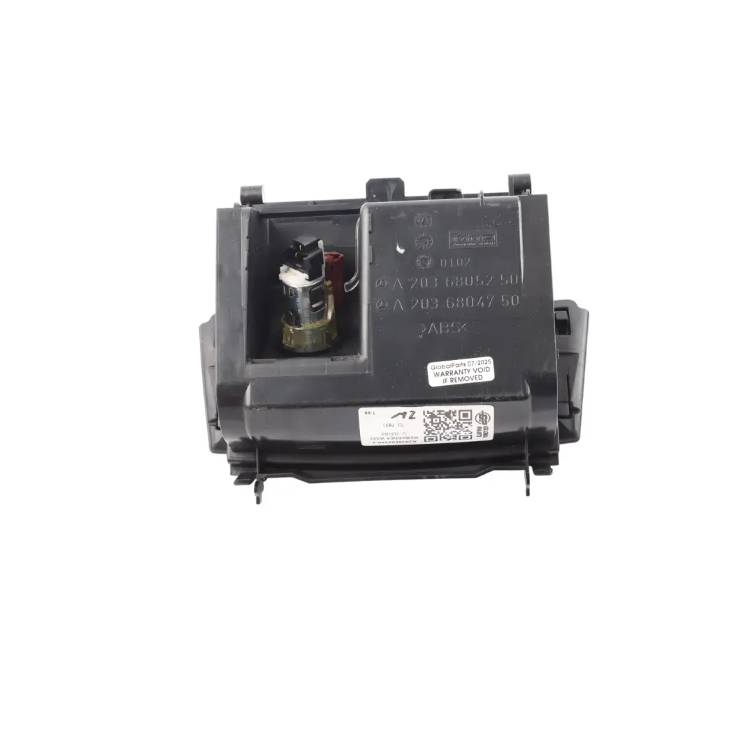 Centre Console Ashtray Mercedes CL203 W203 Front Ash Aluminium to with Part number A2036805250 Centre Console Ashtray Mercedes CL203 W203 Front Ash Aluminium - SKU A2036805250-2 - Part number A2036805250