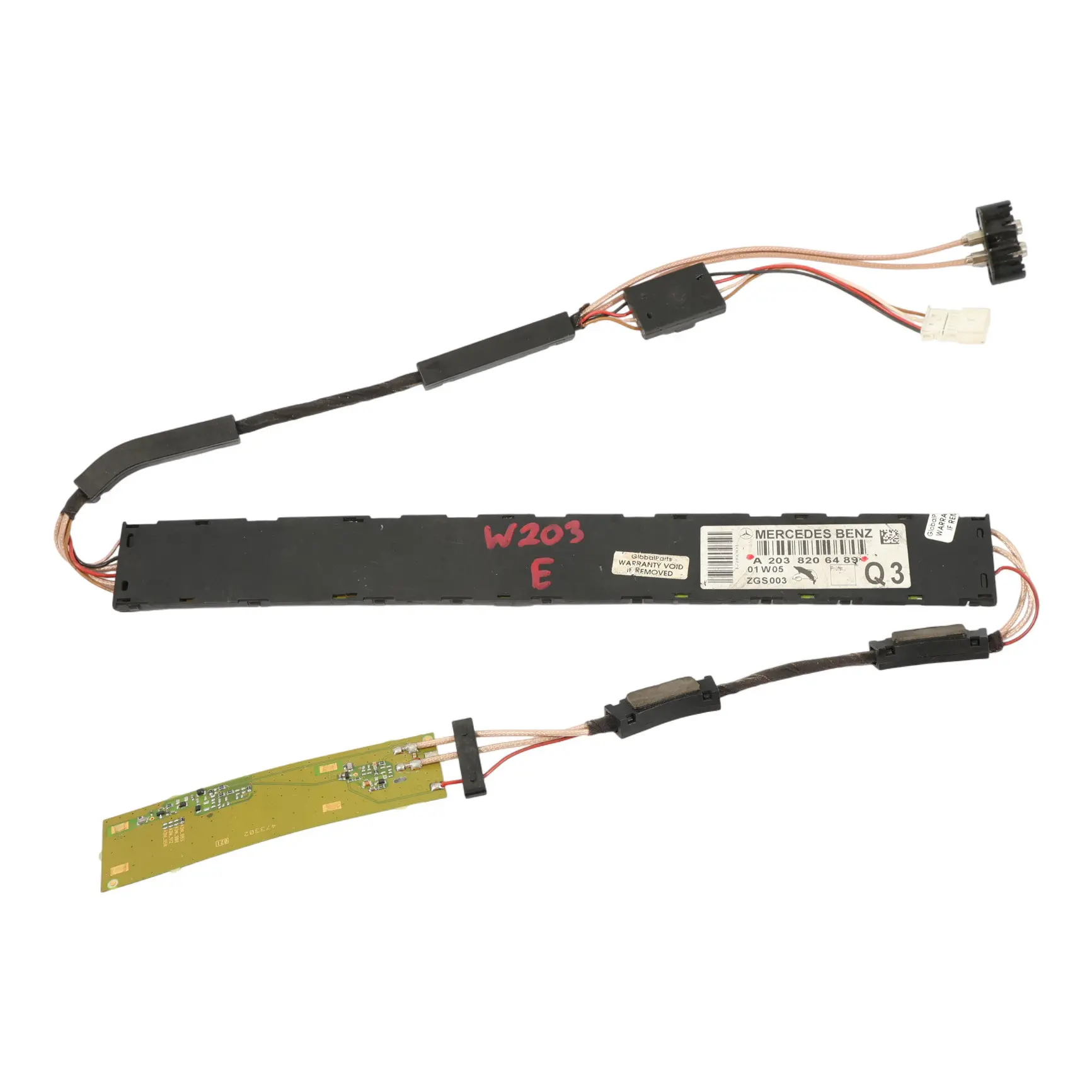 Amplificateur D'Antenne Mercedes W203 ECU Module De Suralimentation A2038206489