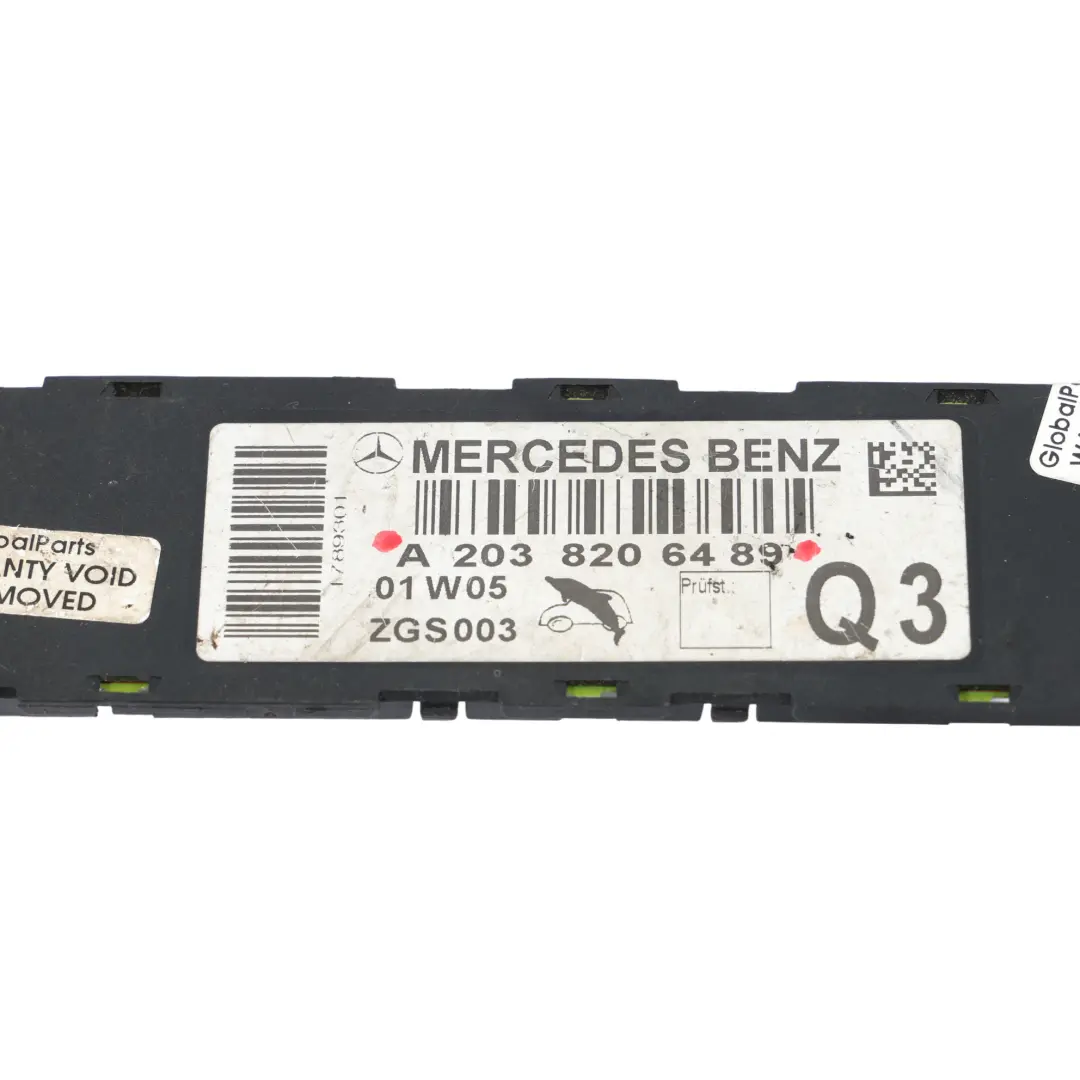 Mercedes W203 Antenna Amplifier ECU Antenna Booster Module Unit - SKU A2038206489-1 - Part number A2038206489