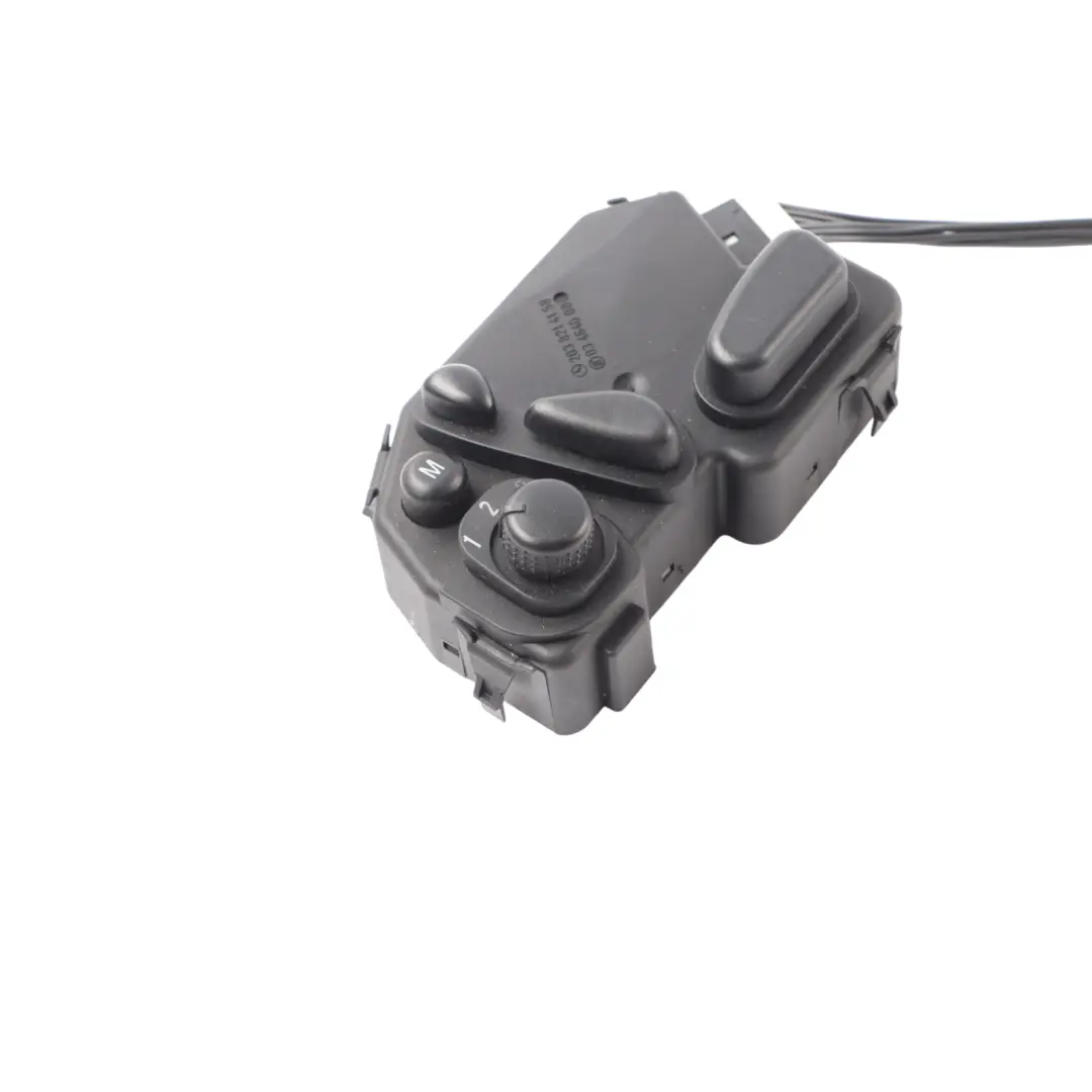Switch Panel Electric Seat Memory Unit Left N/S to Mercedes W203 with Part number A2038214158 Mercedes W203 Switch Panel Electric Seat Memory Unit Left N/S - SKU A2038214158 - Part number A2038214158