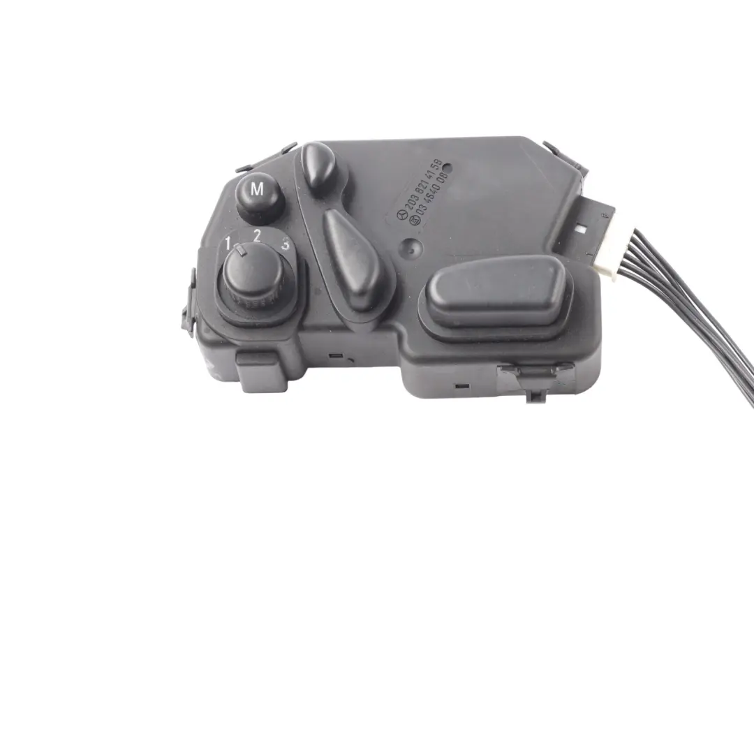 Mercedes W203 Switch Panel Electric Seat Memory Unit Left N/S - SKU A2038214158 - Part number A2038214158