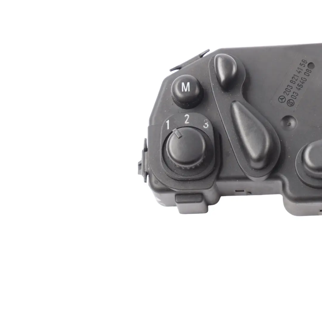 Switch Panel Electric Seat Memory Unit Left N/S to Mercedes W203 with Part number A2038214158 Mercedes W203 Switch Panel Electric Seat Memory Unit Left N/S - SKU A2038214158 - Part number A2038214158