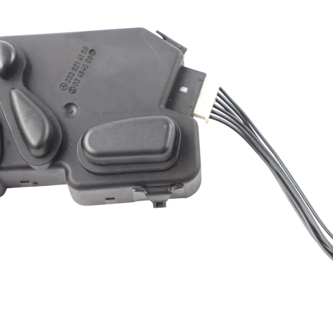 Switch Panel Electric Seat Memory Unit Left N/S to Mercedes W203 with Part number A2038214158 Mercedes W203 Switch Panel Electric Seat Memory Unit Left N/S - SKU A2038214158 - Part number A2038214158
