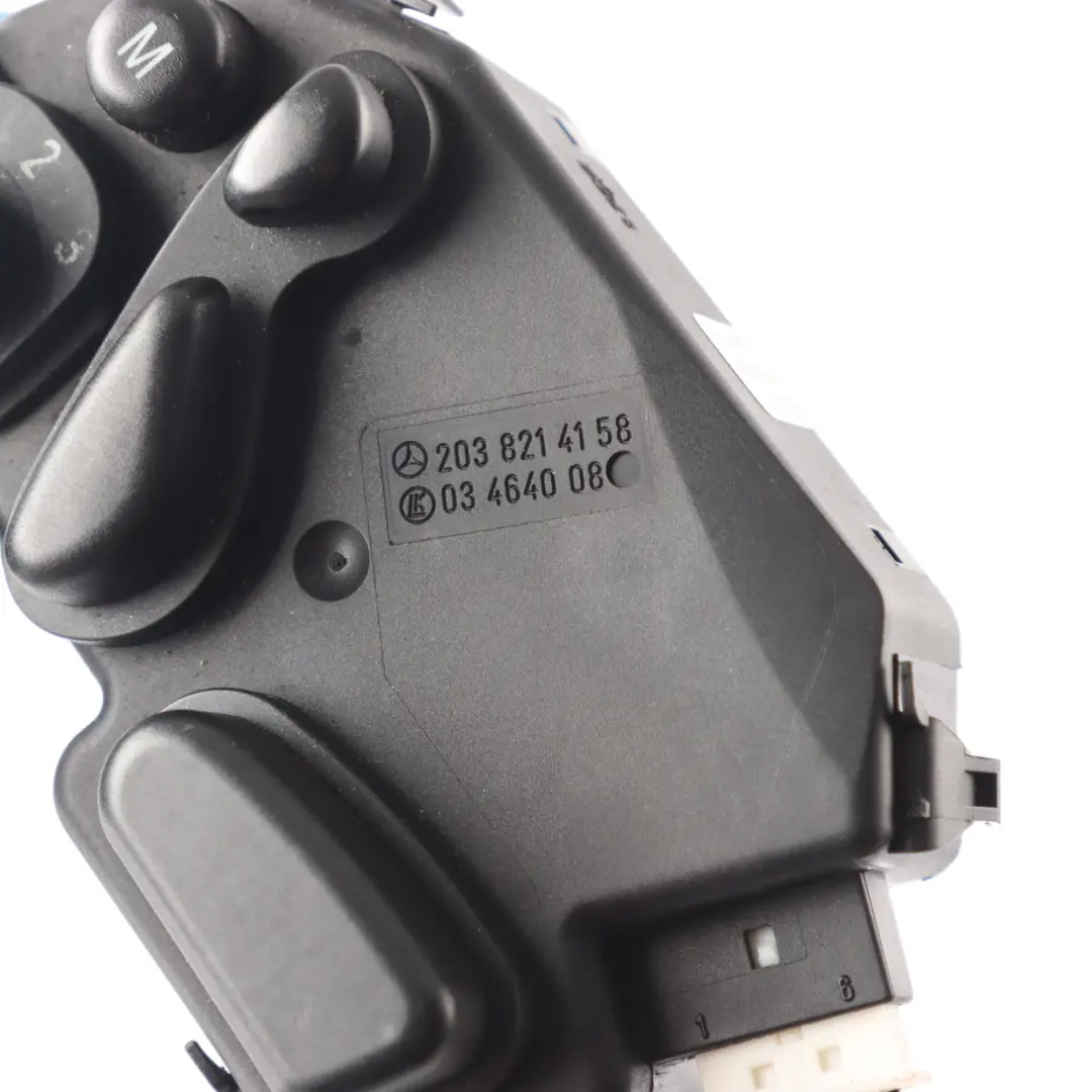 Mercedes W203 Switch Panel Electric Seat Memory Unit Left N/S - SKU A2038214158 - Part number A2038214158