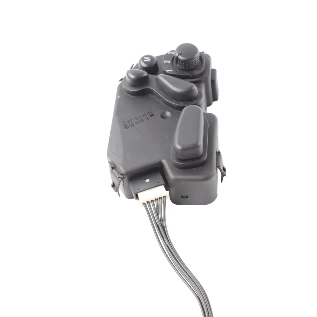 Switch Panel Electric Seat Memory Unit Right O/S to Mercedes W203 with Part number A2038214258 Mercedes W203 Switch Panel Electric Seat Memory Unit Right O/S - SKU A2038214258 - Part number A2038214258