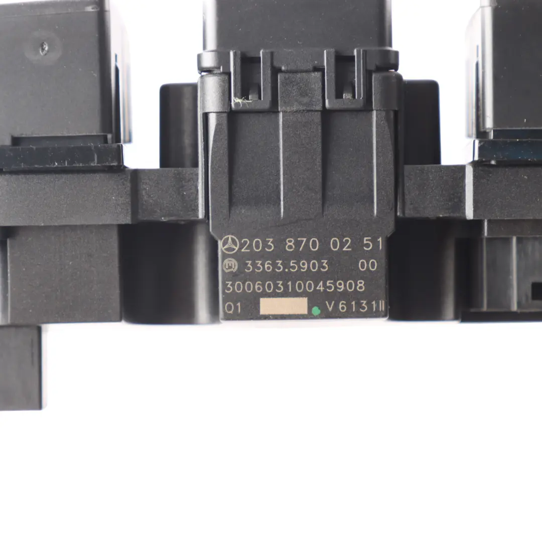 Switch Panel Heated Seats Lock Control Cover to Mercedes CL203 S203 with Part number A2038700251 Mercedes CL203 S203 Switch Panel Heated Seats Lock Control Cover - SKU A2038700251-1 - Part number A2038700251