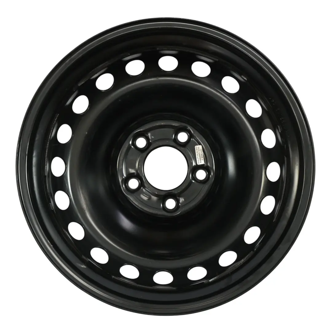 Mercedes W204 Jante Roue Secours Acier Noir R16 3,5B ET:20 - SKU A2044000302-3 - Numéro de pièce A2044000302