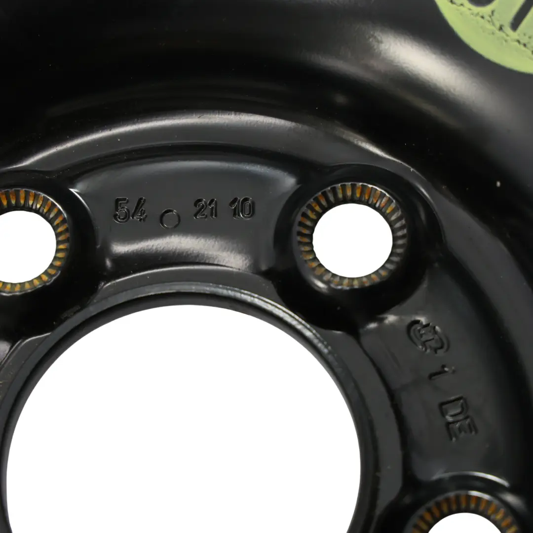 Mercedes W204 Spare Wheel Rim Steel R16 3,5B ET:20 Black - SKU A2044000302-3 - Part number A2044000302