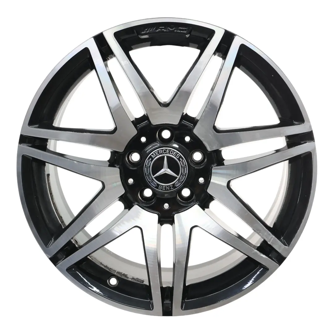 Alloy Rim 18" Double Spoke ET:54 8.5J to Mercedes W204 AMG Rear Wheel with Part number A2044010704 Mercedes W204 AMG Rear Wheel Alloy Rim 18" Double Spoke ET:54 8.5J - SKU A2044010704-1 - Part number A2044010704