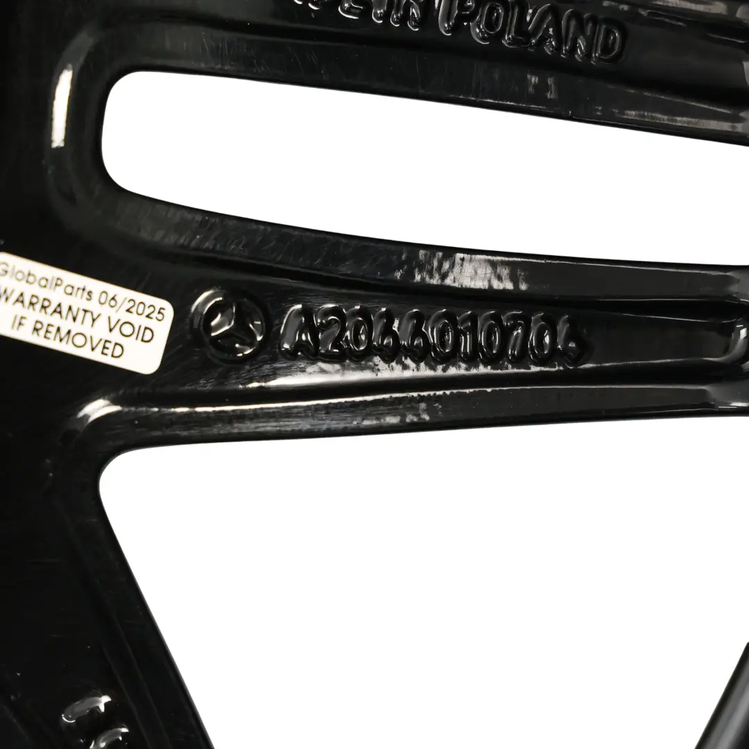 Cerchio posteriore lega 18" ET:54 8.5J per Mercedes W204 AMG con numero di parte A2044010704 Mercedes W204 AMG Cerchio posteriore lega 18" ET:54 8.5J - SKU A2044010704-1 - Numero di parte A2044010704