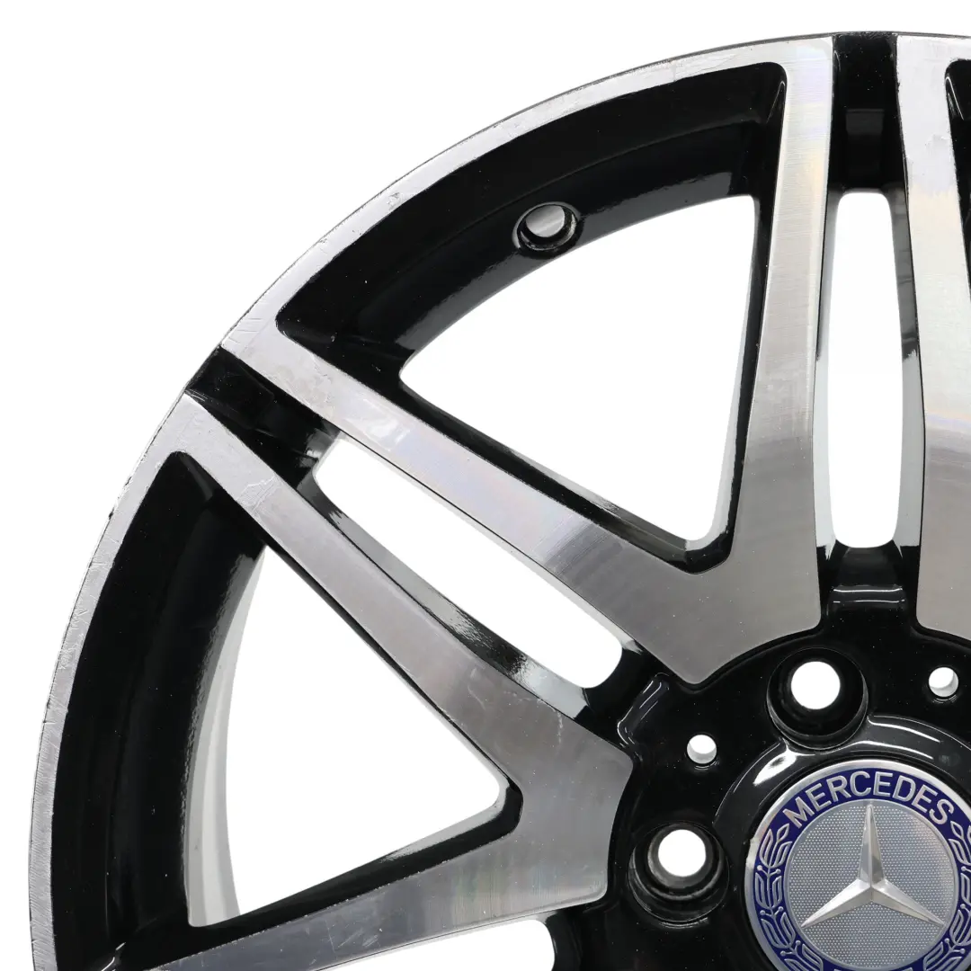 Alloy Rim 18" Double Spoke ET:54 8.5J to Mercedes W204 AMG Rear Wheel with Part number A2044010704 Mercedes W204 AMG Rear Wheel Alloy Rim 18" Double Spoke ET:54 8.5J - SKU A2044010704-2 - Part number A2044010704