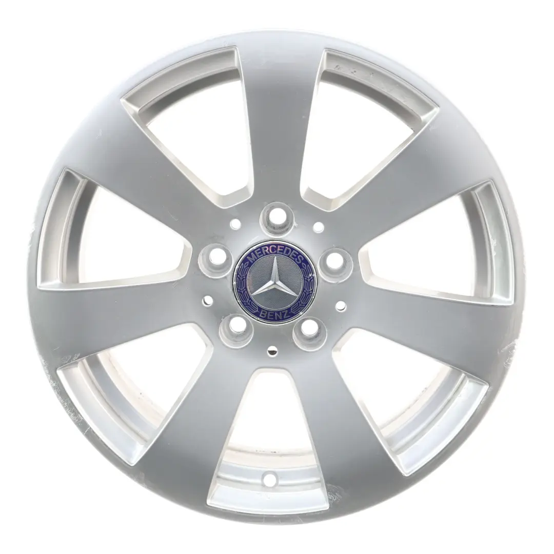 Mercedes W204 Silver Alloy Wheel Rim 7 Spoke 16" 6J ET:39 - SKU A2044011002-1 - Part number A2044011002