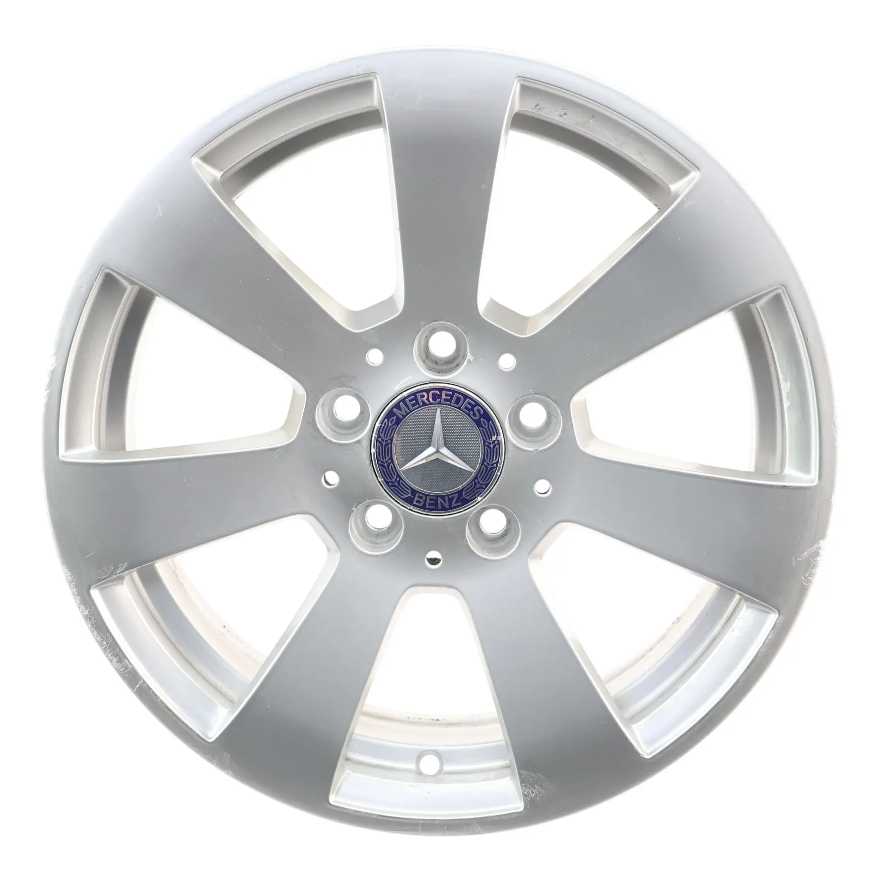 Mercedes W204 Cerchio in lega argento 7 razze 16" 6J ET:39 A2044011002