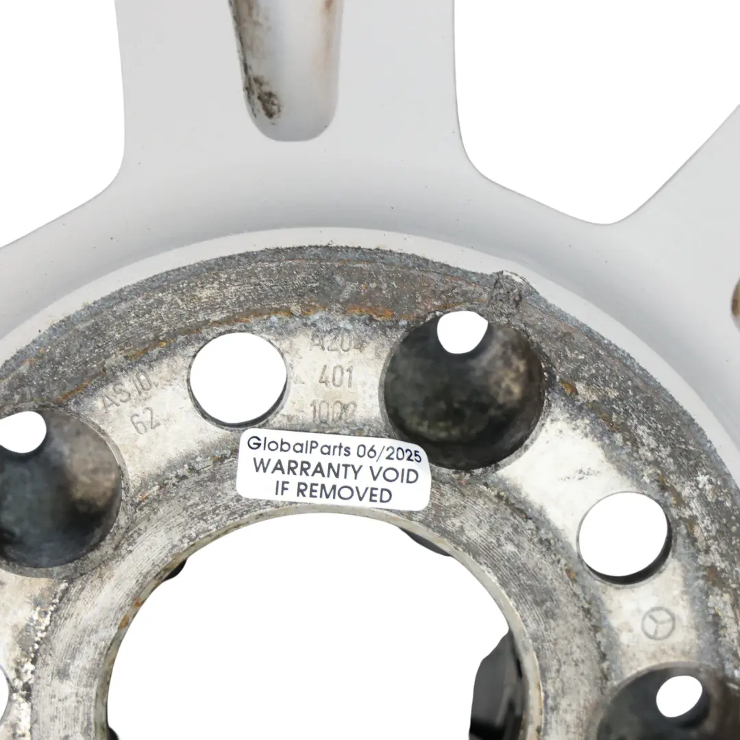 Cerchio in lega argento 7 razze 16" 6J ET:39 per Mercedes W204 con numero di parte A2044011002 Mercedes W204 Cerchio in lega argento 7 razze 16" 6J ET:39 - SKU A2044011002-1 - Numero di parte A2044011002