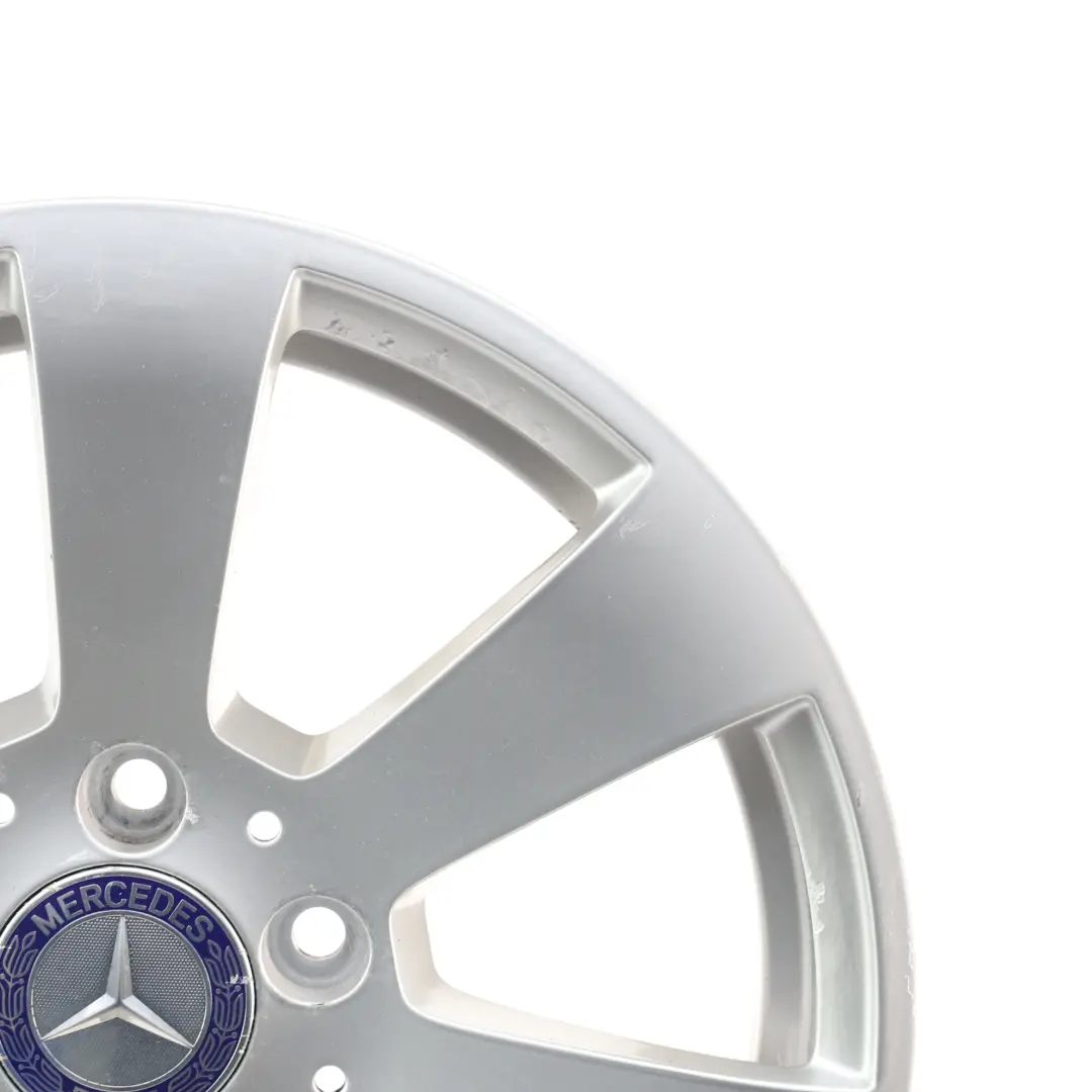 Silberne Leicht metall felge 7 Speichen 16" 6J ET:39 für Mercedes W204 mit Teilenummer A2044011002 Mercedes W204 Silberne Leicht metall felge 7 Speichen 16" 6J ET:39 - SKU A2044011002-1 - Teilenummer A2044011002