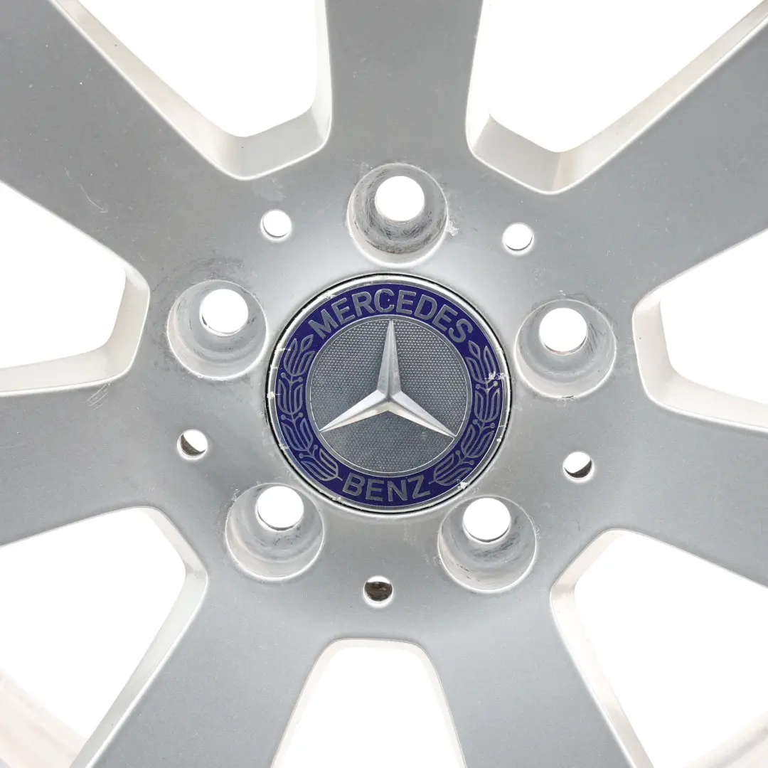 Alloy Wheel Rim 7 Spoke 16" 6J ET:39 to Mercedes W204 Silver with Part number A2044011002 Mercedes W204 Silver Alloy Wheel Rim 7 Spoke 16" 6J ET:39 - SKU A2044011002-1 - Part number A2044011002