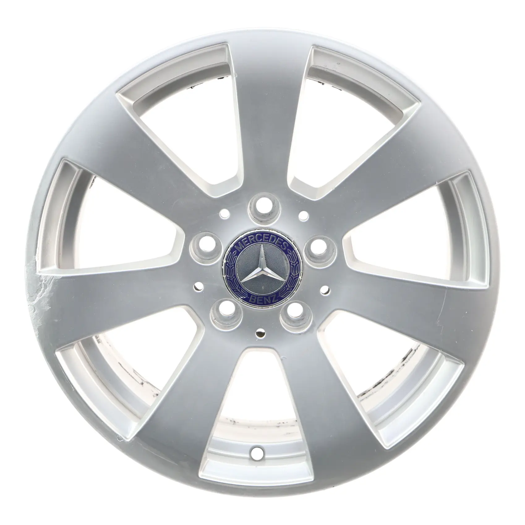 Mercedes W204 Jante alliage argentée 7 branches 16" 6J ET:39 A2044011002