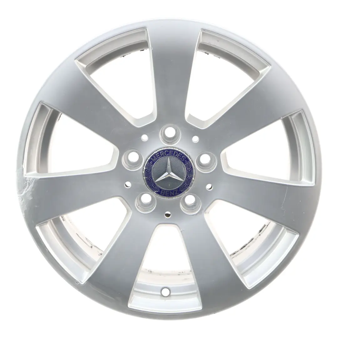 Mercedes W204 Silberne Leicht metall felge 7 Speichen 16" 6J ET:39 - SKU A2044011002-2 - Teilenummer A2044011002