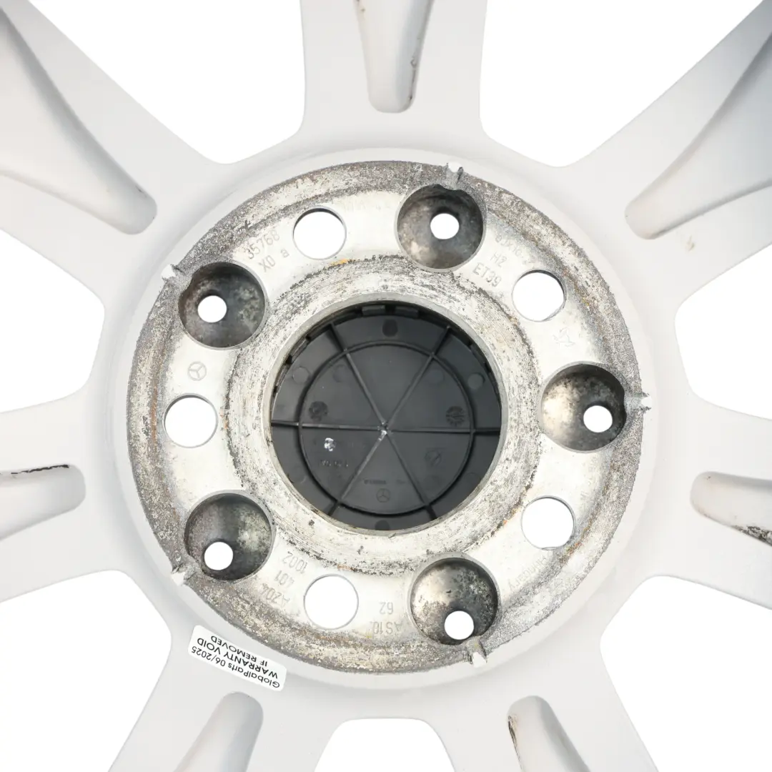 Mercedes W204 Silberne Leicht metall felge 7 Speichen 16" 6J ET:39 - SKU A2044011002-2 - Teilenummer A2044011002
