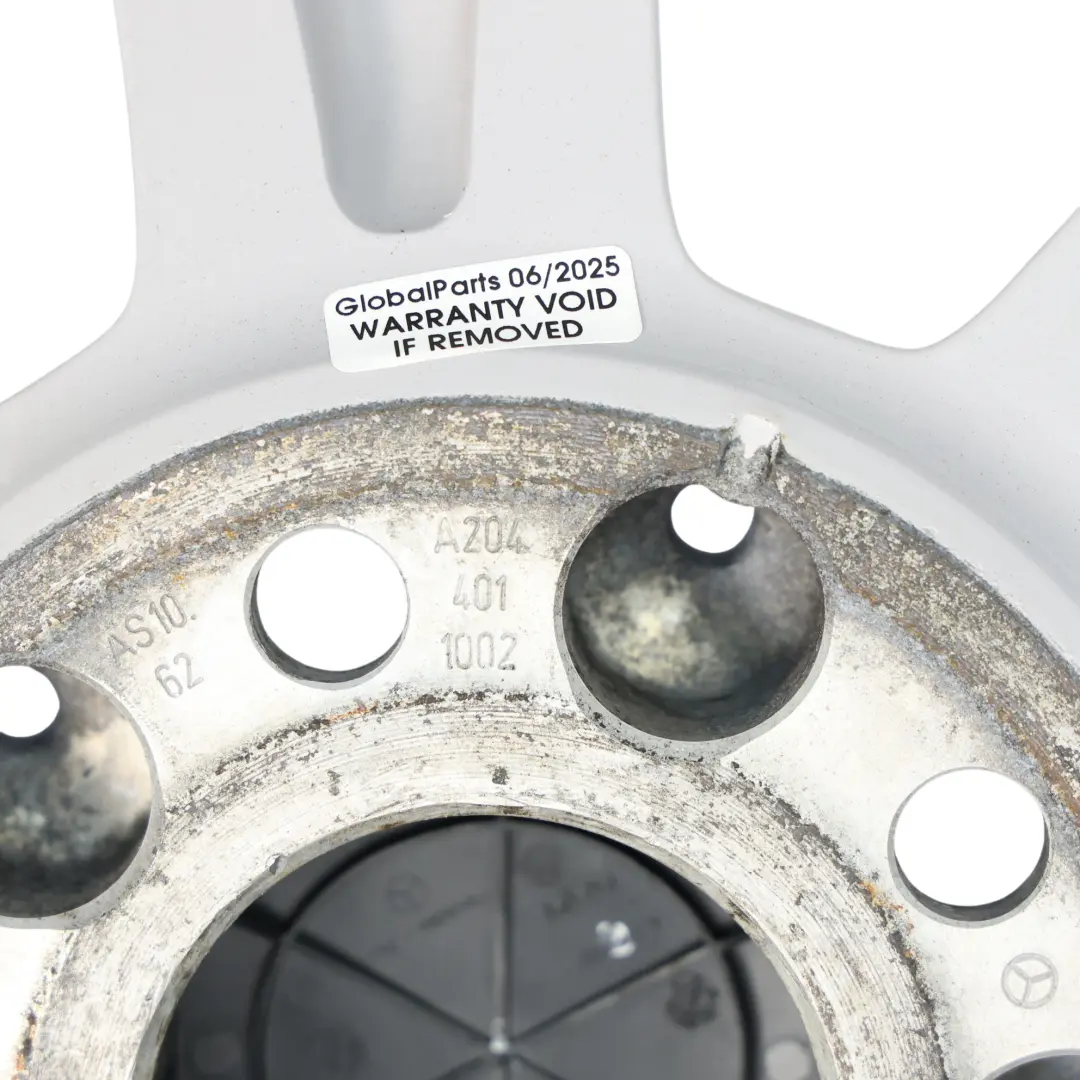 Mercedes W204 Silberne Leicht metall felge 7 Speichen 16" 6J ET:39 - SKU A2044011002-2 - Teilenummer A2044011002