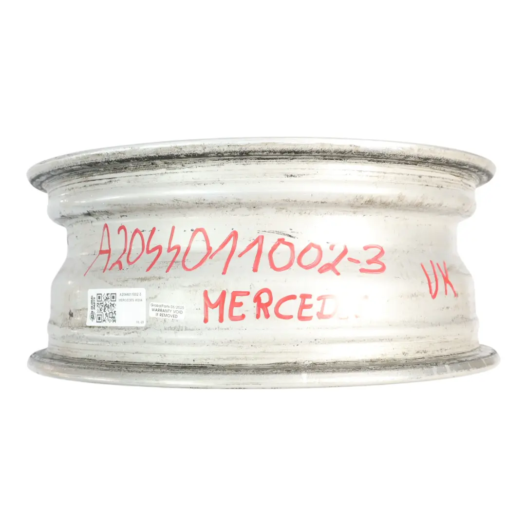 Mercedes W204 Silver Alloy Wheel Rim 7 Spoke 16" 6J ET:39 - SKU A2044011002-3 - Part number A2044011002