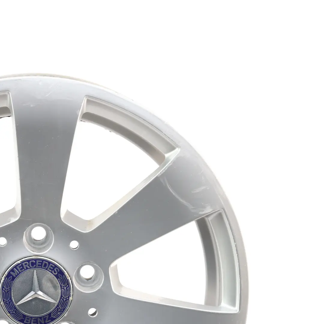 Mercedes W204 Silver Alloy Wheel Rim 7 Spoke 16" 6J ET:39 - SKU A2044011002-3 - Part number A2044011002