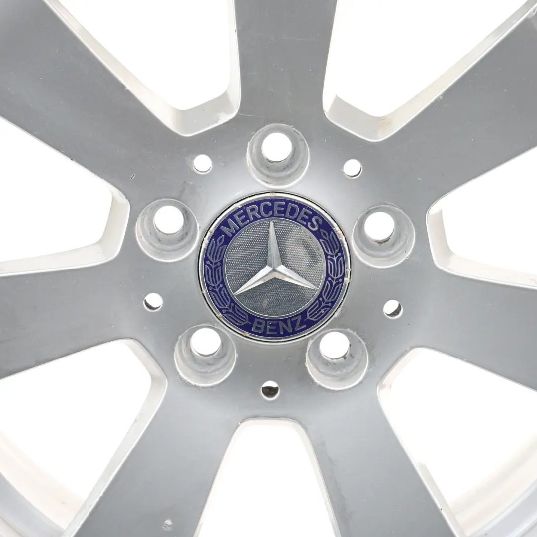 Mercedes W204 Silver Alloy Wheel Rim 7 Spoke 16" 6J ET:39 - SKU A2044011002-3 - Part number A2044011002